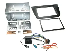 Radioeinbauset Doppel DIN Autoradio für Seat Altea Toledo Altea XL schwarz