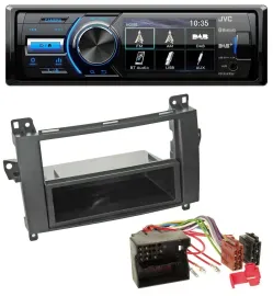 JVC Bluetooth MP3 USB DAB Autoradio für Mercedes B-Klasse (T245, 05-11)