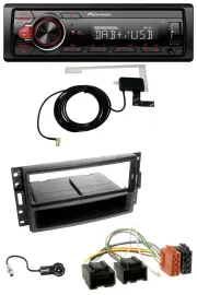 Автомагнитола Pioneer 1DIN, MP3, DAB, USB, AUX для Chevrolet Corvette/Uplander (2005–2013)