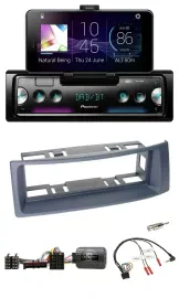 Автомагнитола Pioneer с USB, Bluetooth, DAB, поддержка кнопок на руле для Renault Scenic/Megane 1996–2000