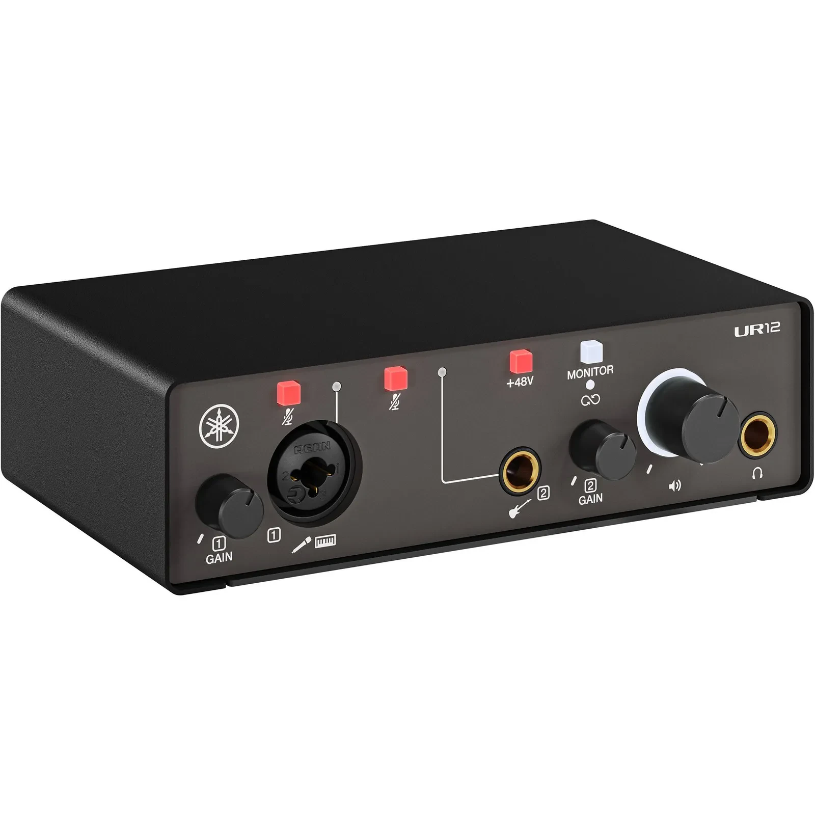 Yamaha UR12 MK3 2x2 USB-C Audio Interface, Black