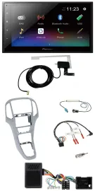 Pioneer DAB Lenkrad Bluetooth 2DIN USB Autoradio für Opel Astra J ab 09 Platinsi