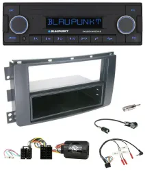 Автомагнитола Blaupunkt DAB USB Bluetooth для Smart ForFour 2004–2006, черная