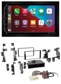 ESX 2DIN DAB USB MP3 Bluetooth Autoradio für Nissan Cube ab 09 Frontier ab 13