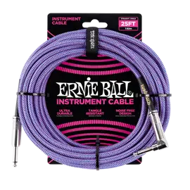 Инструментальный кабель Ernie Ball 6069 7.5м Braided Purple