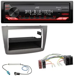 JVC Bluetooth USB DAB MP3 Autoradio für Alfa Romeo MiTo 955 08-14 ISO dunkelsilb