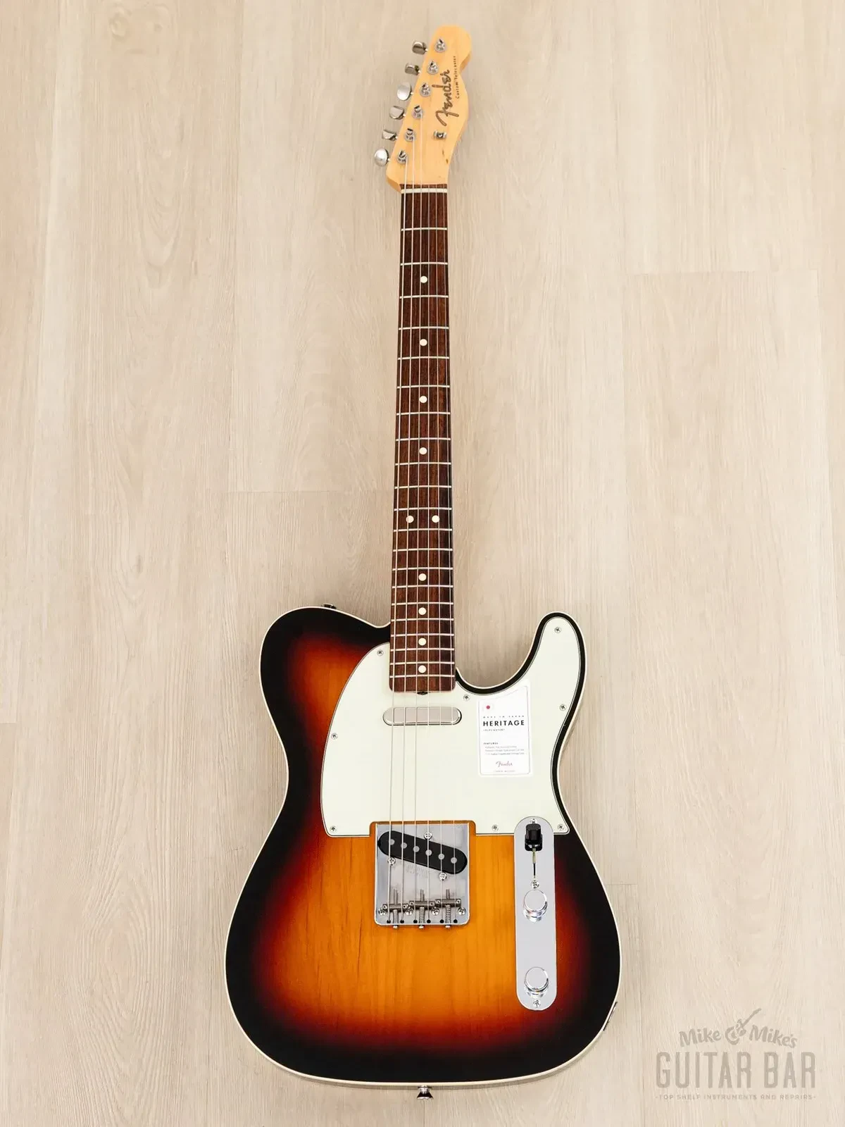 Электрогитара Fender Heritage 60s Telecaster Custom SS Sunburst Lacquer Japan 2020
