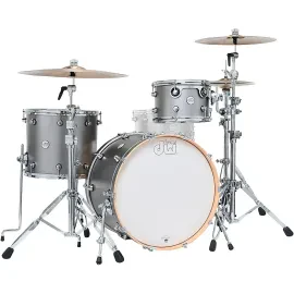 DW Design Series 3-Piece Shell Pack - Titanium Satin Lacquer