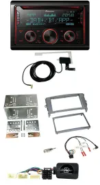 Pioneer 2DIN Lenkrad DAB USB CD Bluetooth Autoradio für Toyota Auris 2007-2011 a