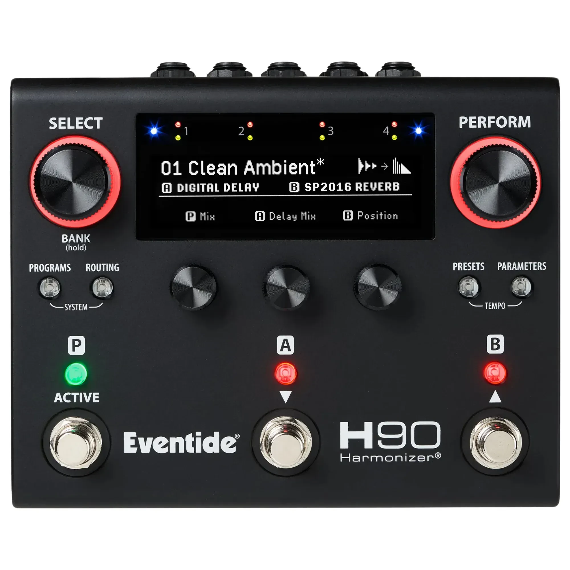 Педаль эффектов для электрогитары Eventide H90 Dark (ограниченная серия), черный