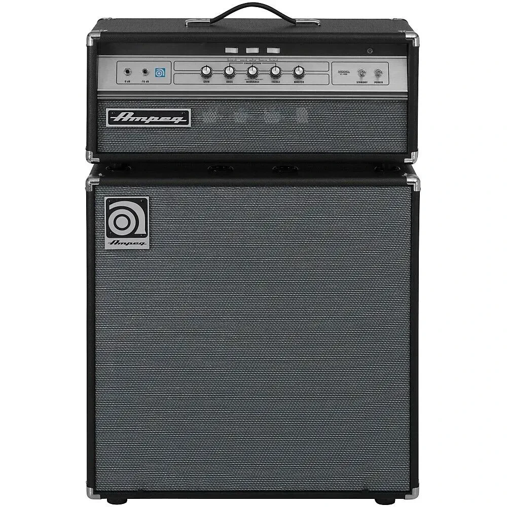 Усилитель для бас-гитары Ampeg V-4B + SVT-212AV 100W ламповый (голова + кабинет 2x12)