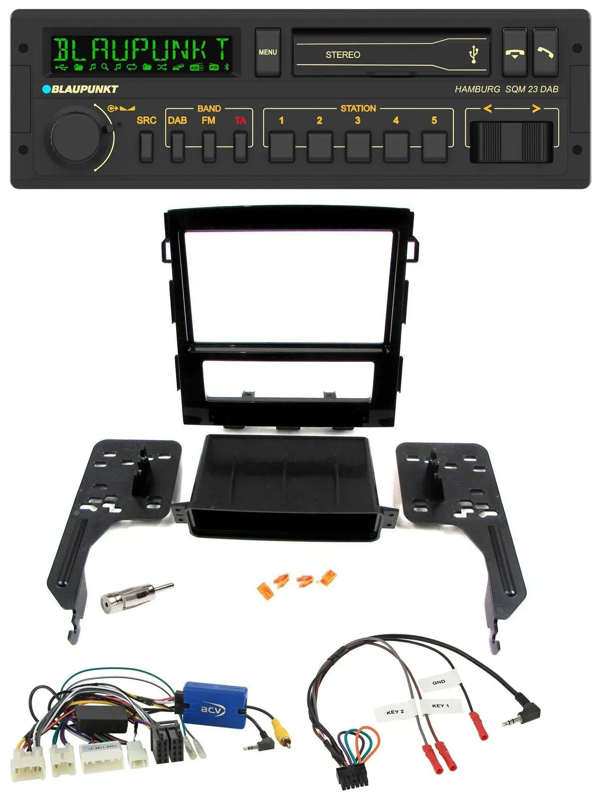 Blaupunkt USB DAB Bluetooth Lenkrad Autoradio für Subaru Impreza ab 2018