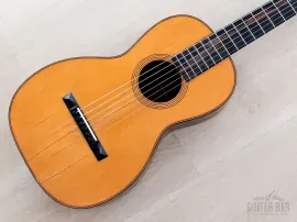 Б/У Акустическая гитара Martin Guitars 2 1/2-18 1870s, винтажная, Fan-Braced с кейсом