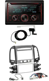 Pioneer 2DIN MP3 DAB USB CD Bluetooth Autoradio für Hyundai Santa Fe USB AUX 3 S