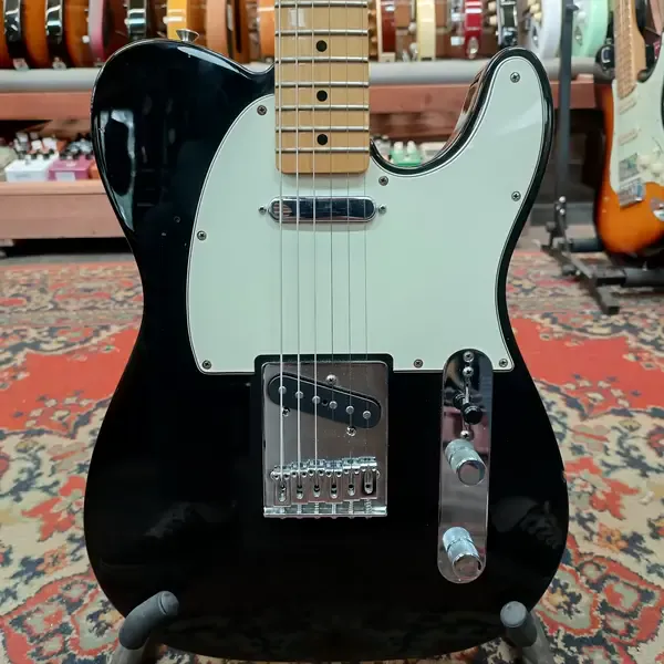 Электрогитара Fender Telecaster Standart S-S Black Mexico 2014 W/Gigbag