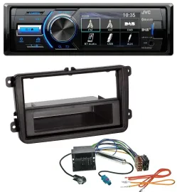 Автомагнитола JVC Bluetooth MP3 USB DAB для VW Sharan, Tiguan, Touran