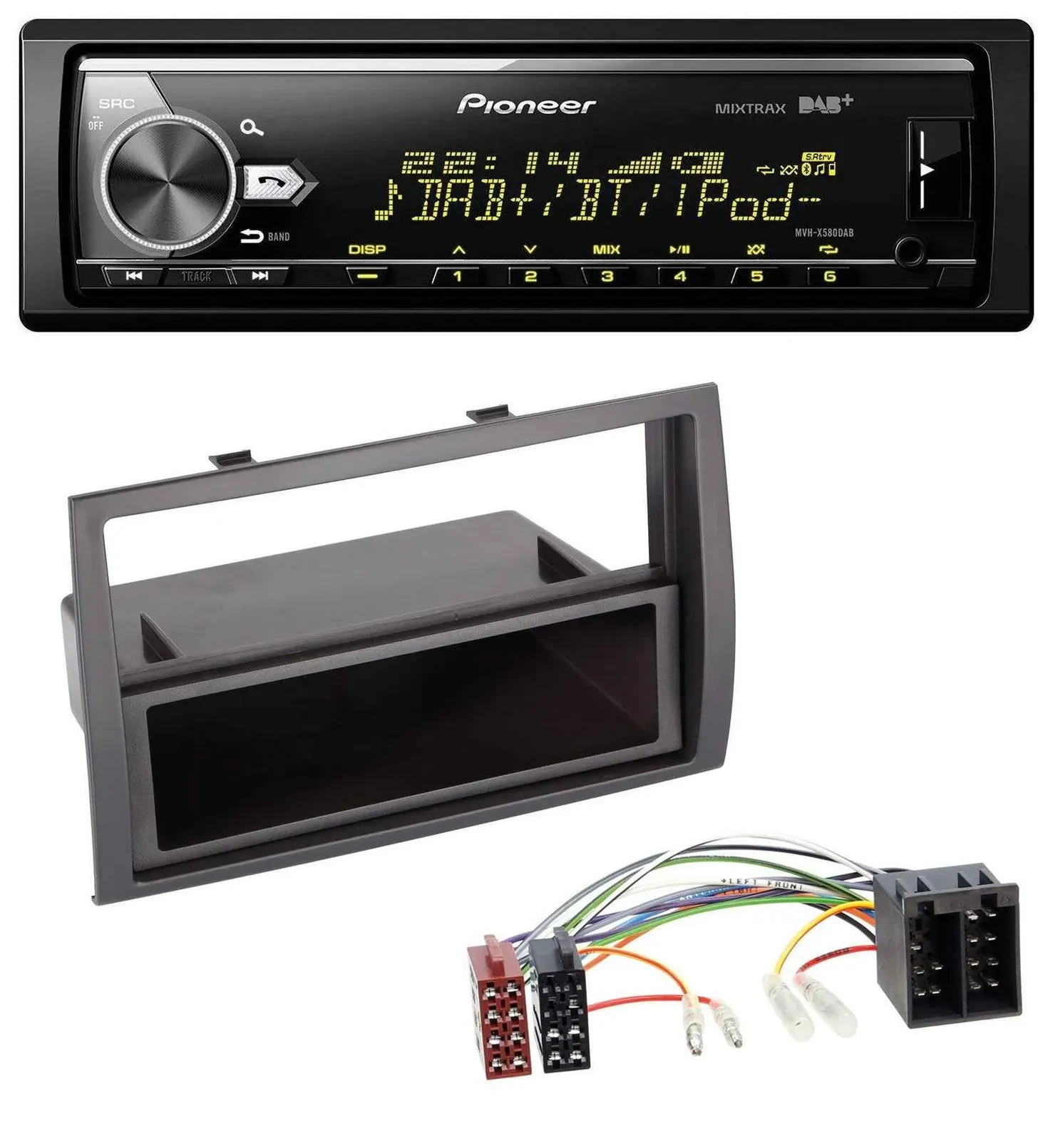 Автомагнитола для Citroen Jumper / Peugeot Boxer / Fiat Du Pioneer Bluetooth USB DAB MP3