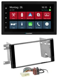 Blaupunkt MP3 Bluetooth DAB 2DIN USB Autoradio für Subaru Impreza Forester 07-12