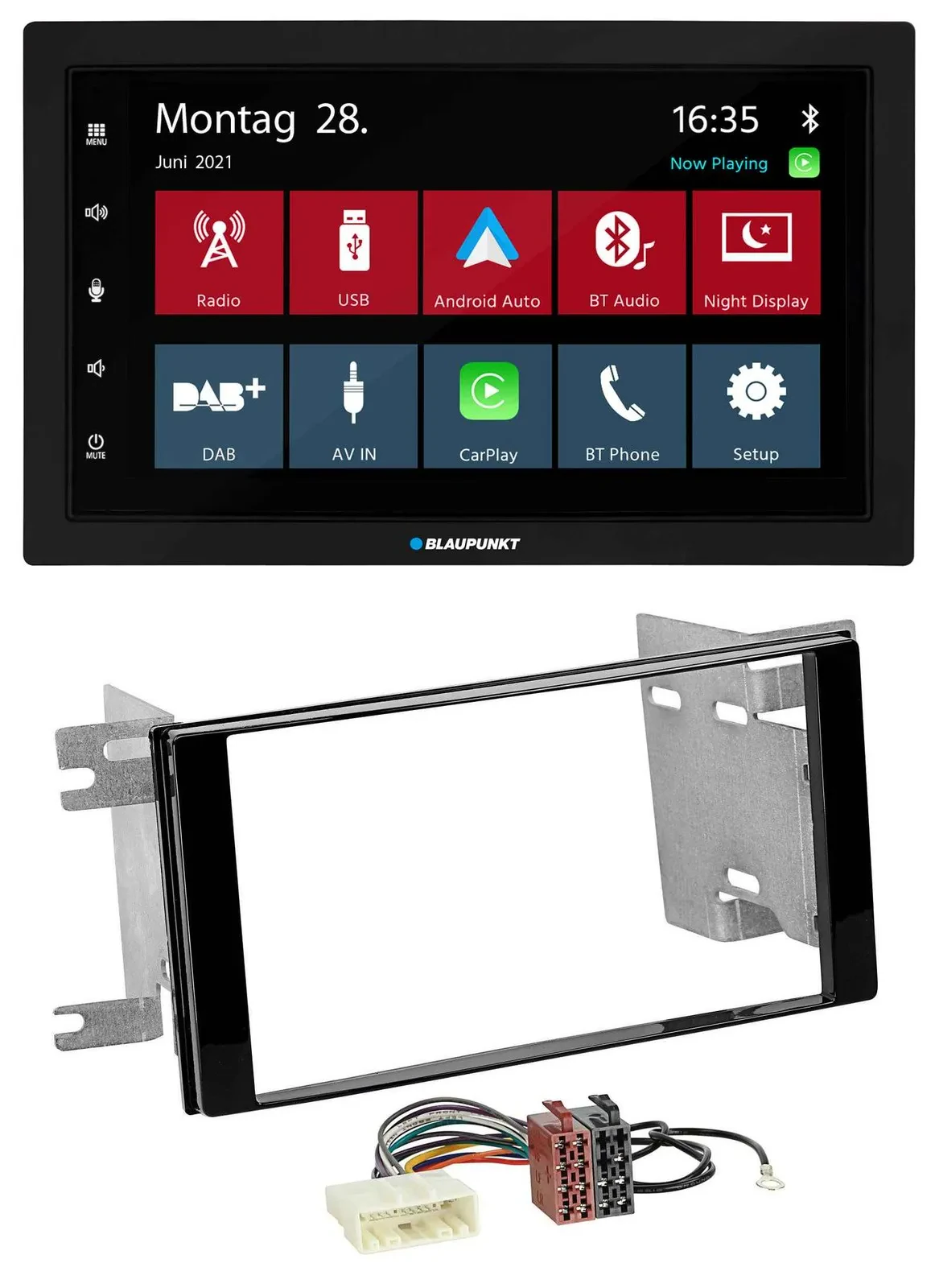 Blaupunkt MP3 Bluetooth DAB 2DIN USB Autoradio für Subaru Impreza Forester 07-12