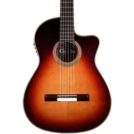 Cordoba Fusion Orchestra CE Acoustic-Electric Classical Guitar, Teardrop Burst