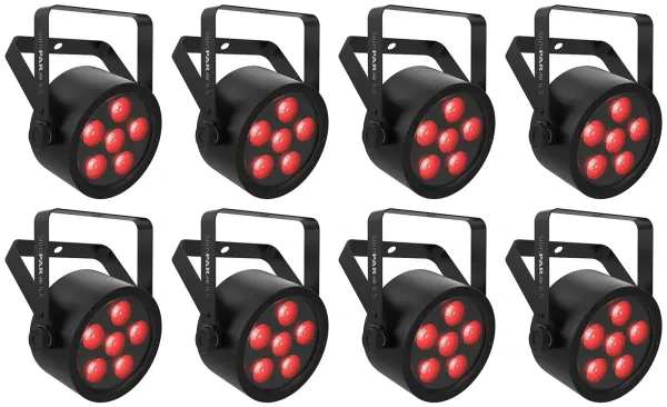 Светодиодный прибор Chauvet DJ SlimPAR H6 ILS RGBAW+UV LED DMX (8 штук)