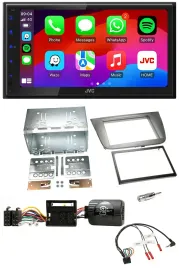 JVC Bluetooth USB Lenkrad 2DIN DAB Autoradio für Seat Altea Altea XL Toledo anth
