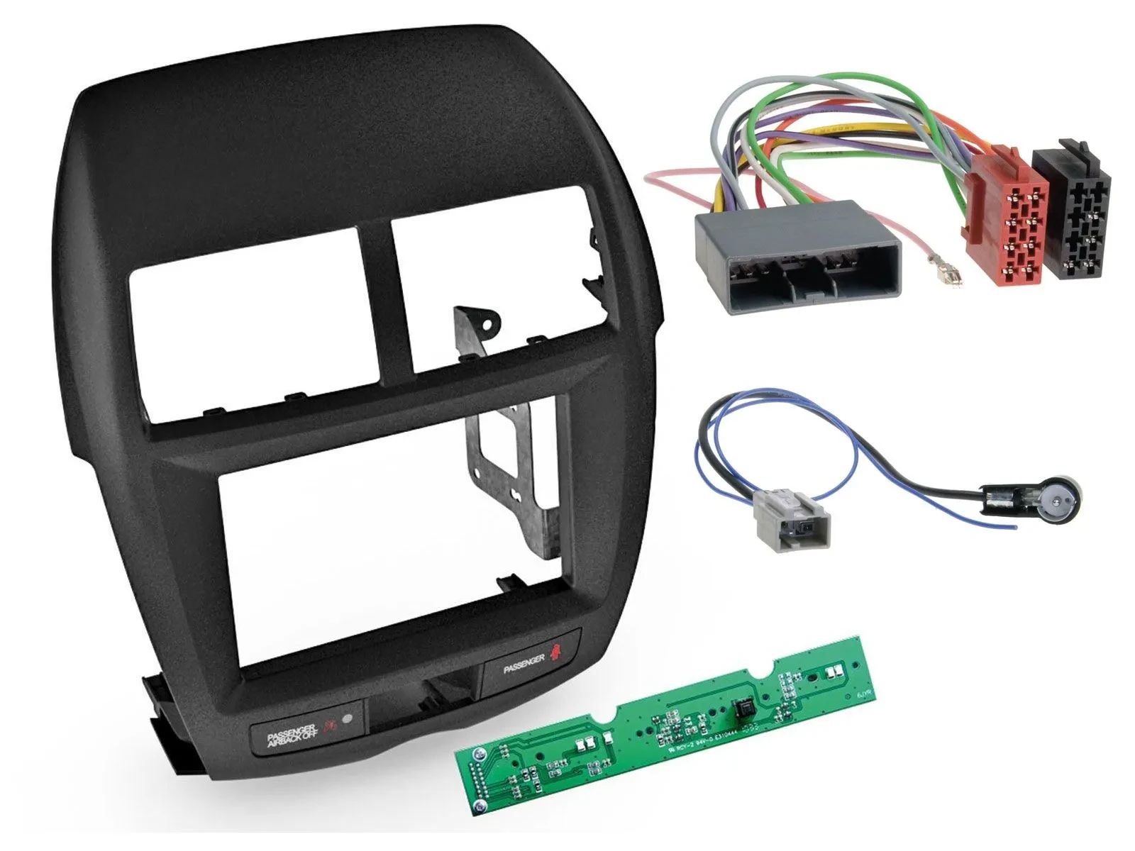 Einbauset Doppel DIN Autoradio für Mitsubishi ASX 2010-2014