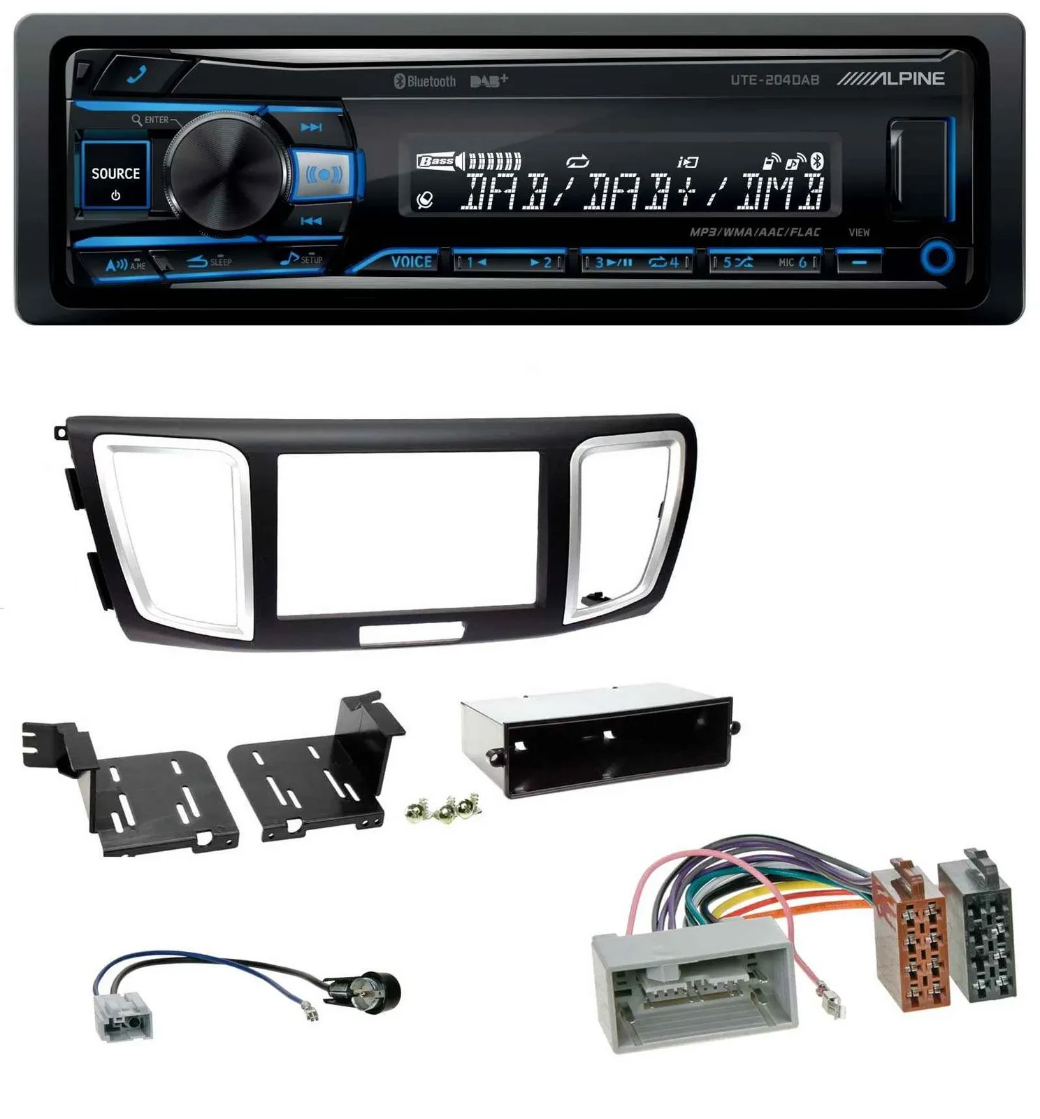 Alpine USB Bluetooth DAB MP3 Autoradio für Honda Accord (ab 2011)