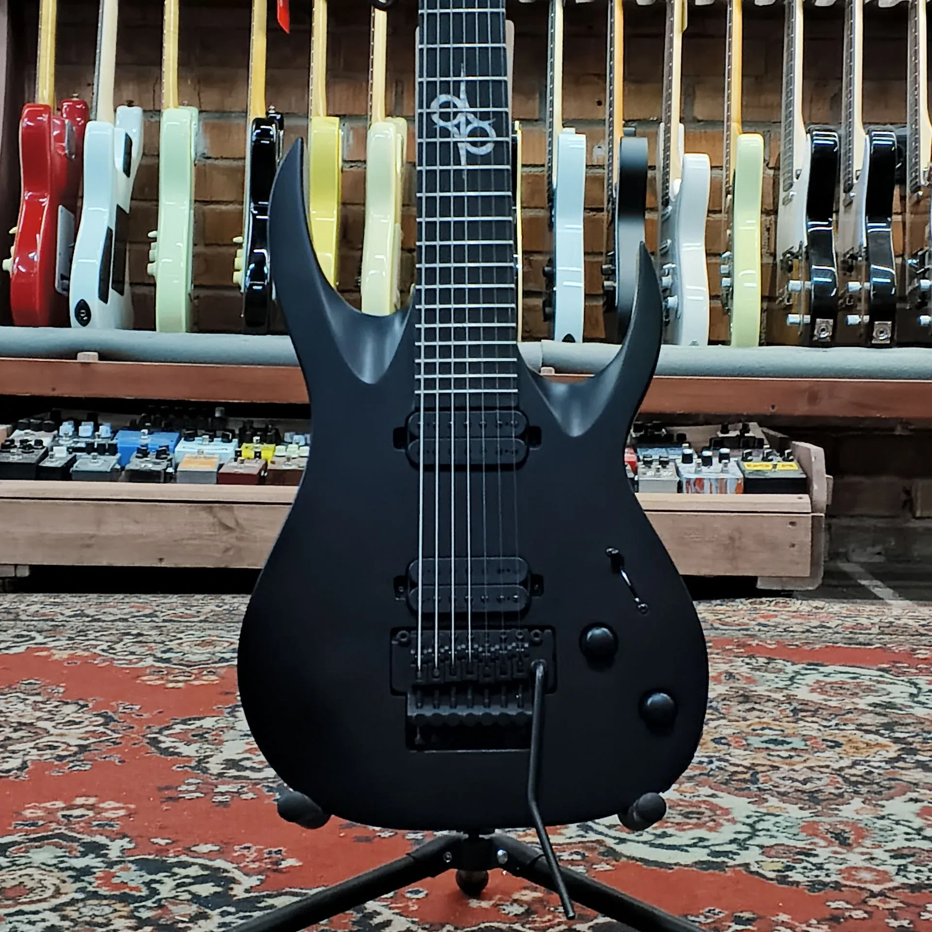 Электрогитара семиструнная Solar A2.7 FRC Matte Black, Indonesia 2025's's