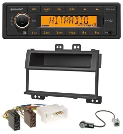 Continental 1DIN USB AUX MP3 Autoradio für Hyundai i20 (2008-2011)
