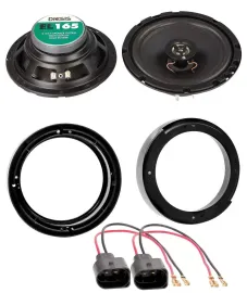 ACV 16,5cm 100Watt 2-Wege Lautsprecher für VW New Beetle ab 97 Fronttür Heck Aut