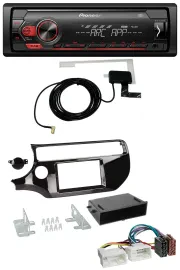 Автомагнитола для Kia Rio UB Pioneer 1-DIN, USB, DAB, MP3, AUX, piano black