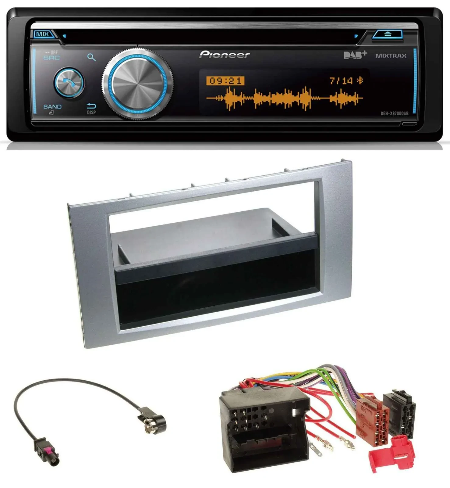 Pioneer MP3 DAB USB CD Bluetooth Autoradio für Ford Kuga Fusion Transit 05-12 si
