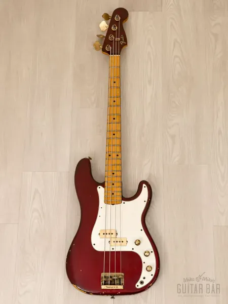 Бас-гитара Fender Precision Special Bass P Candy Apple Red w/case USA 1980