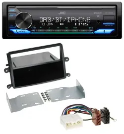 JVC Bluetooth DAB USB MP3 Autoradio für Mitsubishi L200 (KAOT, ab 2006)