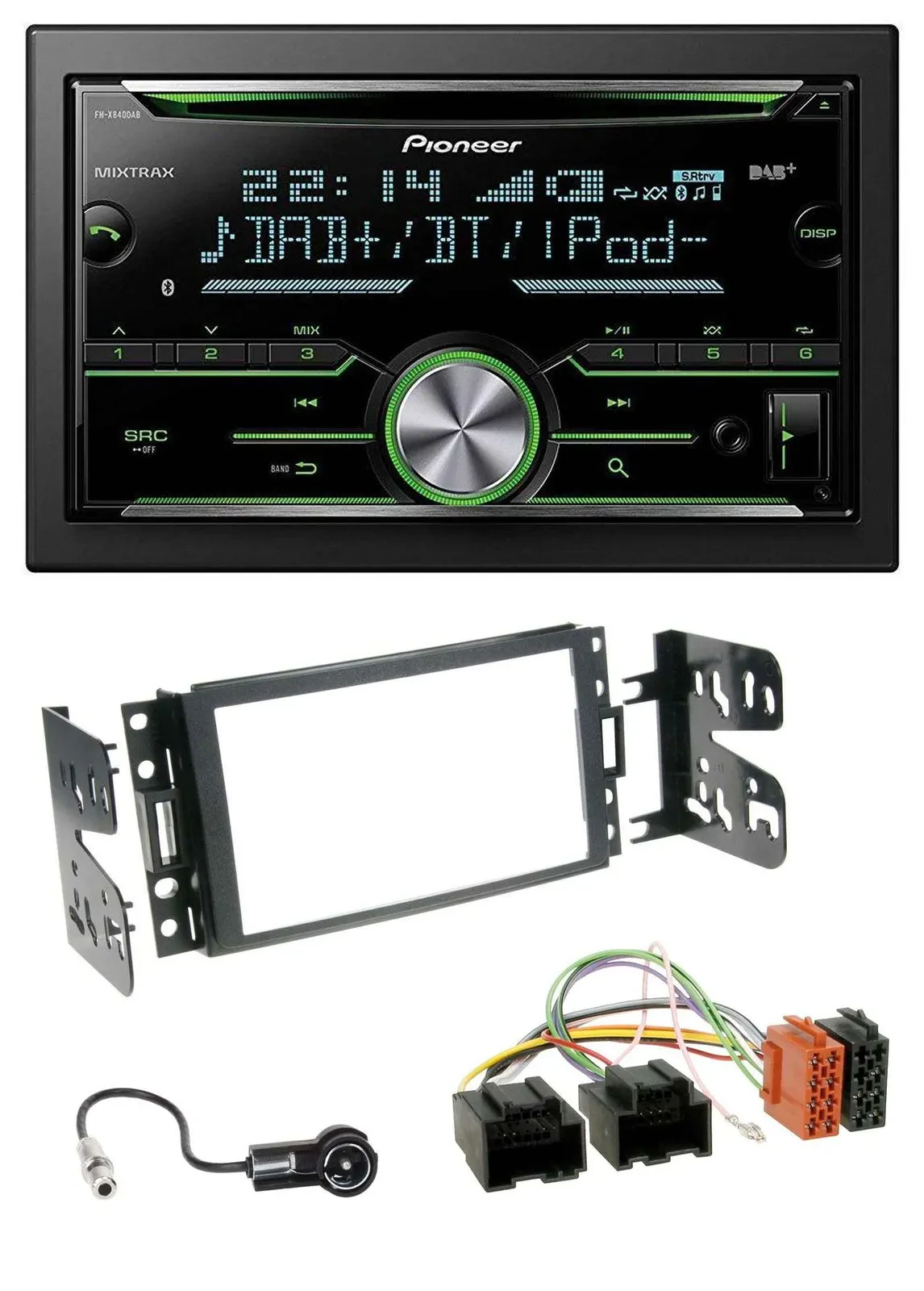 Автомагнитола Pioneer 2DIN CD/USB Bluetooth DAB для Chevrolet Corvette, Uplander
