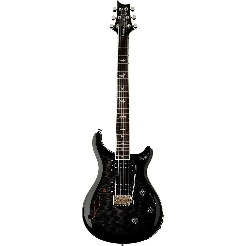 Электрогитара полуакустическая PRS SE Custom 24 Semi-Hollow Charcoal Burst