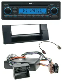 VDO AUX MP3 1DIN CD USB Autoradio für BMW X5 E53 5er E39 Ablagefach Quadlock Akt