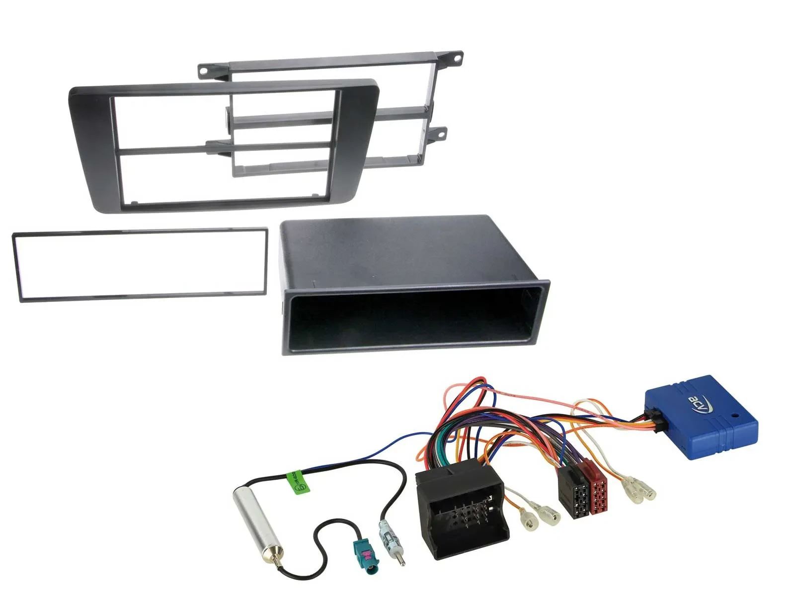 Radioeinbauset CAN-Bus DIN Autoradio für Skoda Octavia Scout 2004-2013 schwarz