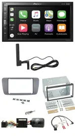 Автомагнитола Pioneer 2DIN, USB, Bluetooth, DAB, для Seat Ibiza (с 2008)