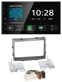 Kenwood Bluetooth MP3 DAB USB 2DIN Autoradio für SSangYong Rodius ab 2013