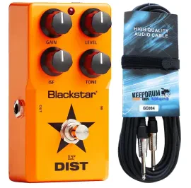 Blackstar LT-Dist Effektpedal + keepdrum Gitarrenkabel 6m