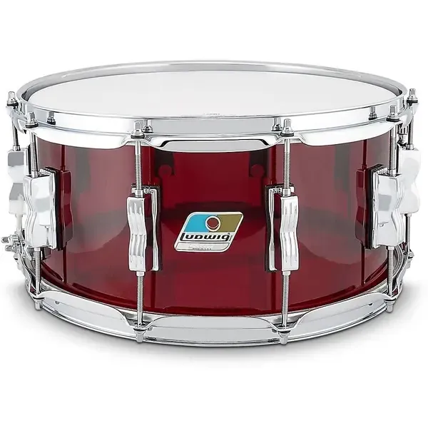 Малый барабан Ludwig Vistalite 50th Anniversary 14x6.5 Red