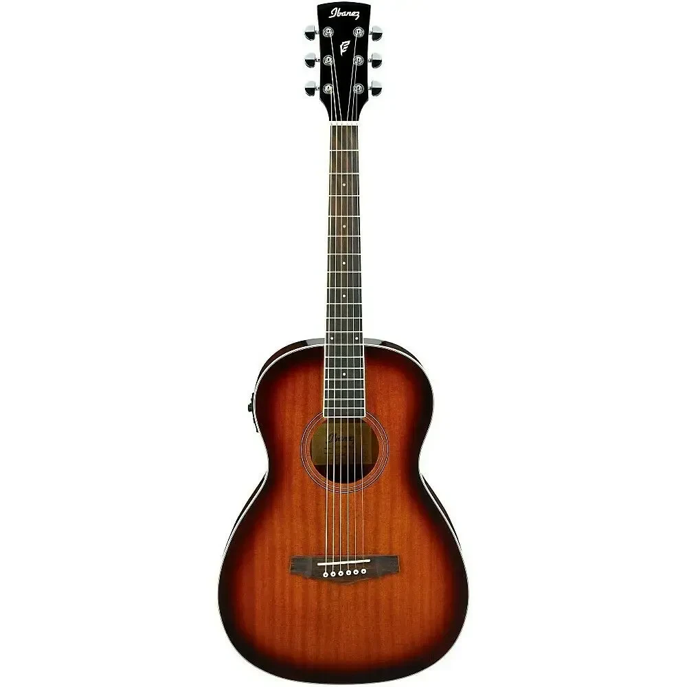 Электроакустическая гитара Ibanez PN12MHEOPN Mahogany Parlor Vintage Mahogany Sunburst