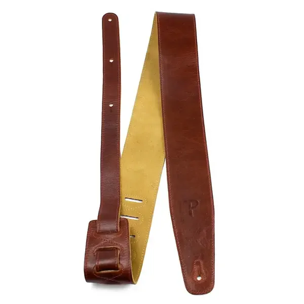 Ремень для гитары Perri's Africa Leather Guitar Strap Brown 2.5 in.