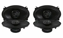 4x Pioneer TS-G4620S G-Series 60W 4x6" 2-Way Coaxial Car Audio Speakers