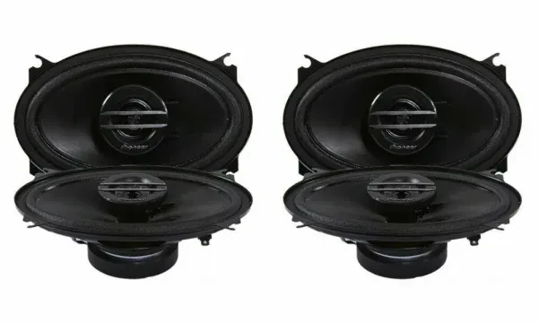 4x Pioneer TS-G4620S G-Series 60W 4x6" 2-Way Coaxial Car Audio Speakers
