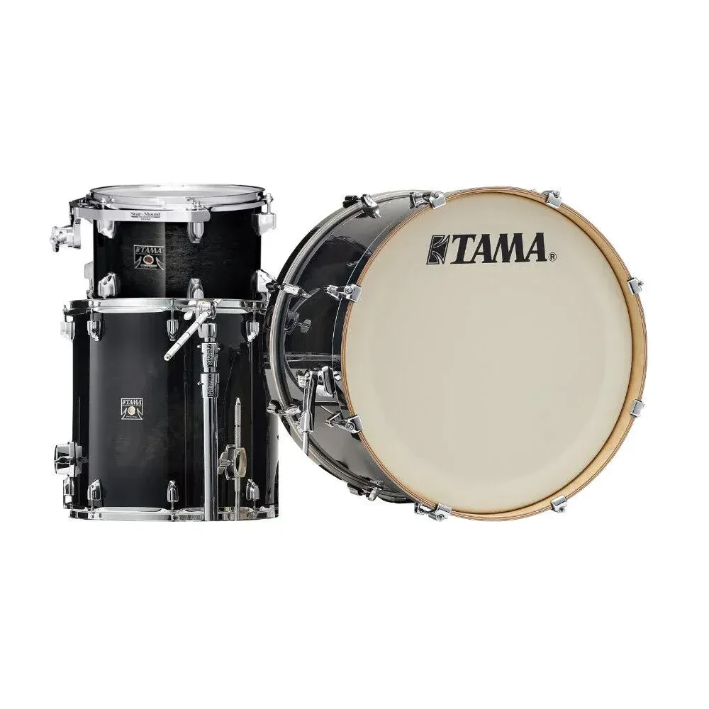 Tama Superstar Classic 3- Piece Shell Pack (Transparent Black Burst) Grade A