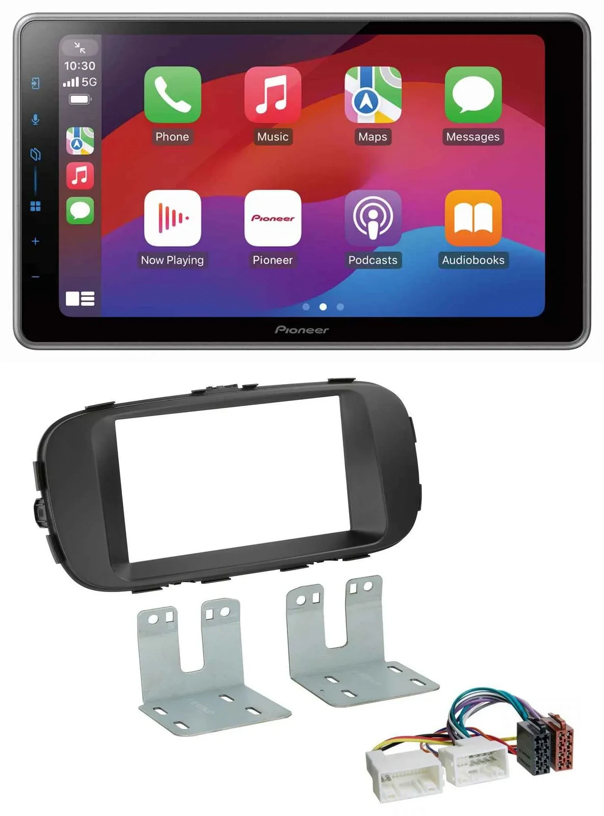 Pioneer MP3 USB DAB Bluetooth 2DIN Autoradio für Kia Soul ab 14 PS schwarz