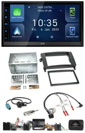 JVC DAB Bluetooth Lenkrad USB 2DIN Autoradio für Mercedes A- B-Klasse W169 T245